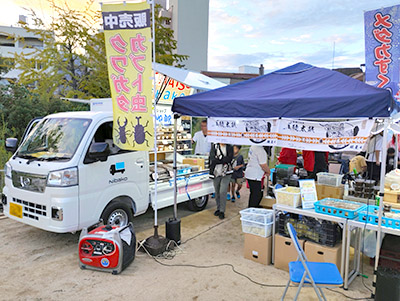 くわ次郎様 出店の様子